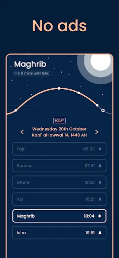 Pillars: Prayer Times & Qibla screenshot 1