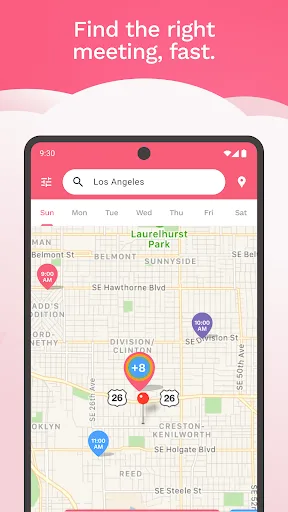 Pink Cloud: AA Meeting Finder screenshot 5