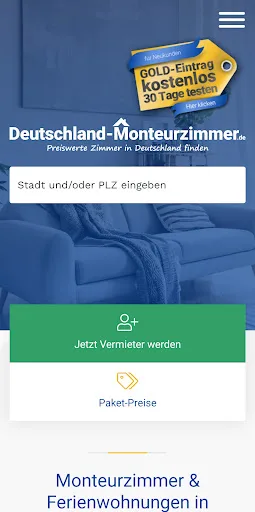 Deutschland-Monteurzimmer.de screenshot 1