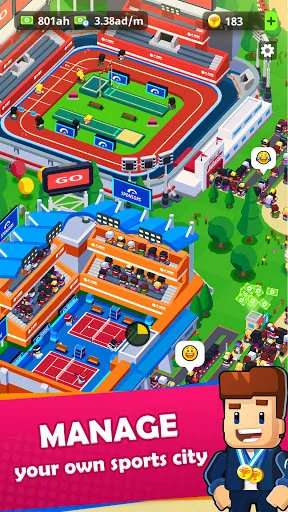Sports City Tycoon: Idle Game screenshot 1