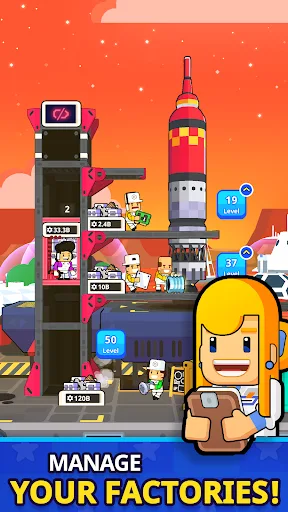 Rocket Star: Idle Tycoon Game screenshot 4