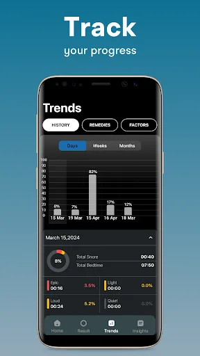 Snore Tracker & Monitor App screenshot 2