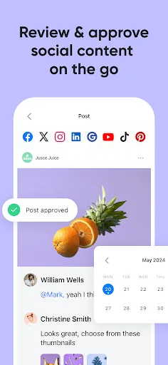 Planable: social media app screenshot 1