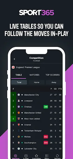 Sport365 screenshot 2