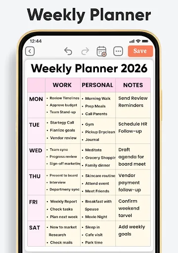 Daily Planner, To Do List screenshot 2