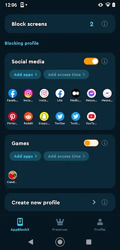 AppBlockX - Block Apps screenshot 1