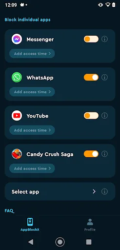 AppBlockX - Block Apps screenshot 2