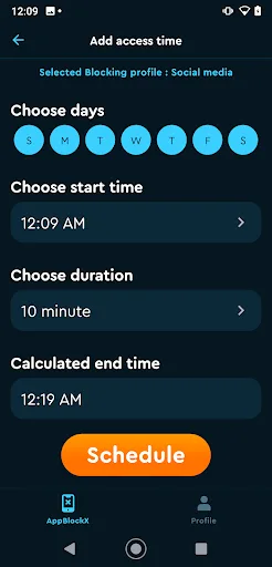 AppBlockX - Block Apps screenshot 3