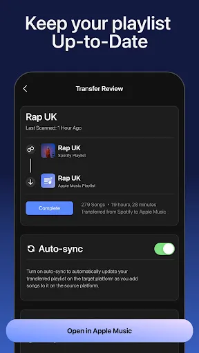 Playlist Transfer for My Music screenshot 5