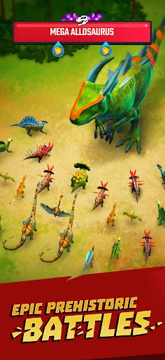 Jurassic Warfare: Dino Battle screenshot 5