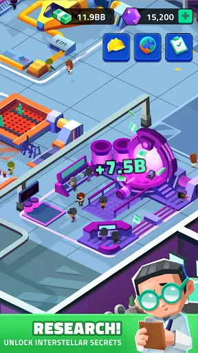 Idle Area 51 screenshot 2