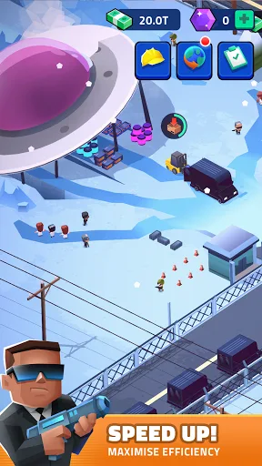 Idle Area 51 screenshot 3