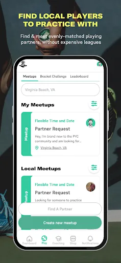 PlayYourCourt - Play Tennis screenshot 2