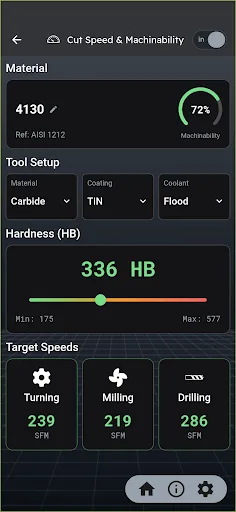 CNC Machinist Calculator Ultra screenshot 4