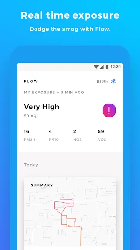 Flow - Air quality sensor screenshot 1
