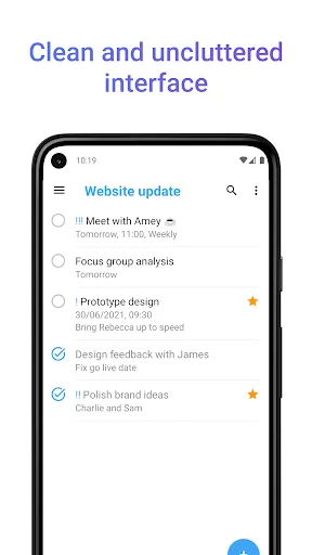 Reminders: Todo List & Notes screenshot 1