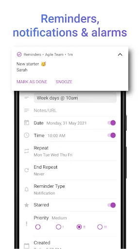 Reminders: Todo List & Notes screenshot 2