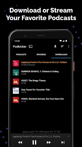 Podkicker - Podcast App Player screenshot 3