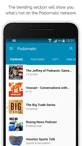 Podomatic Podcast & Mix Player screenshot 2