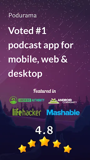 Podcast App: Podurama screenshot 1