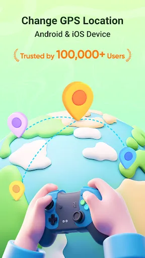 Fake GPS, Joystick - PoGoskill screenshot 1