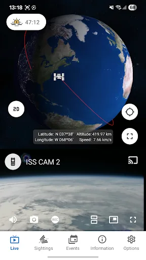 ISS onLive: HD View Earth Live screenshot 1