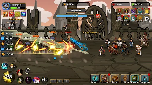 Hero Sword - Idle RPG screenshot 1