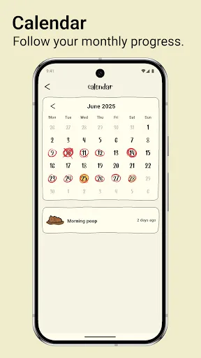 Poop Tracker, Calendar: Poopie screenshot 5