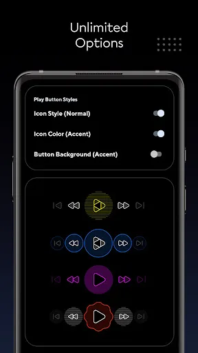 Dais Dark - Poweramp Skin screenshot 5