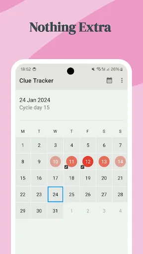 Simple Period tracker screenshot 3