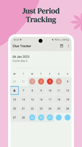 Simple Period tracker screenshot 4