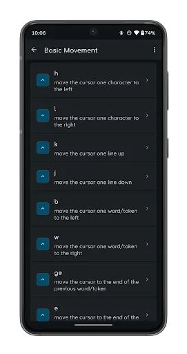 Vimcom - vim tutorials & quiz screenshot 3