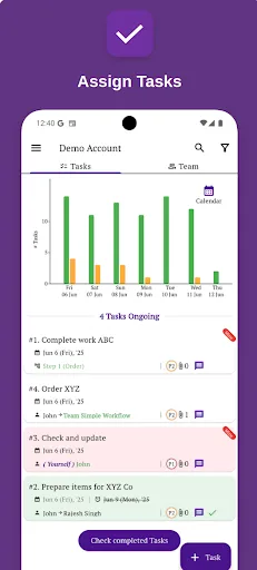 Simple Workflow screenshot 1