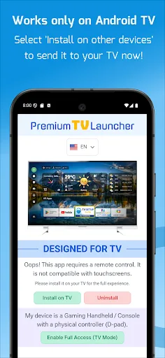 TV Launcher Premium Smart UI screenshot 2