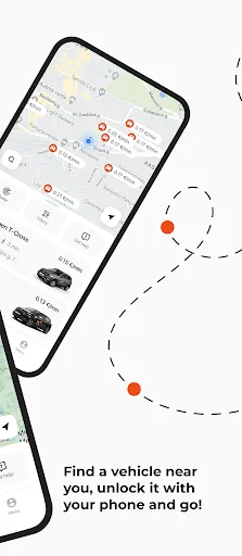 CityBee shared mobility screenshot 3