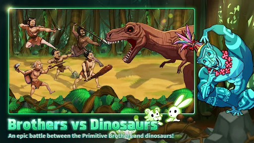 Primitive Brothers : Idle Game screenshot 1