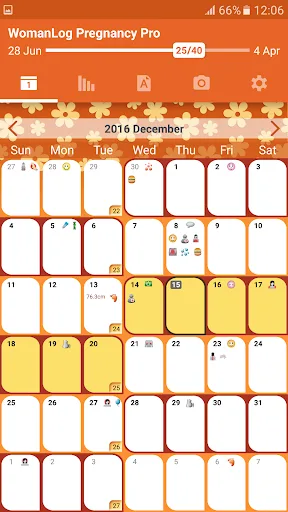 WomanLog Pregnancy Pro screenshot 1