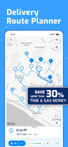 Route Planner, Delivery, MyWay screenshot 1