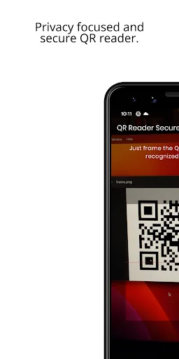 QR Reader Secure screenshot 1