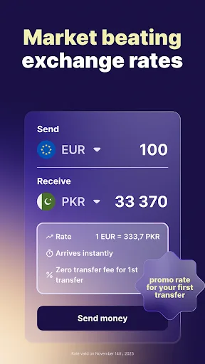 Profee: Transfer Money Abroad screenshot 2