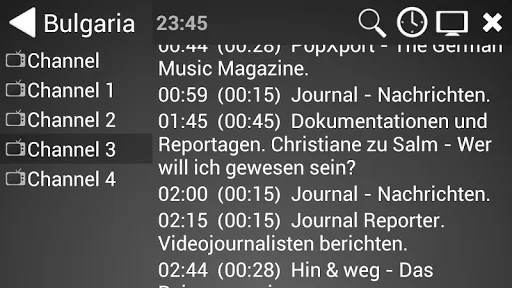 ProgTV Android screenshot 4