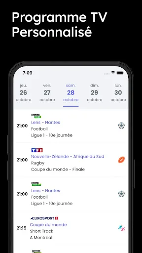 Programme TV Sportif & alertes screenshot 3