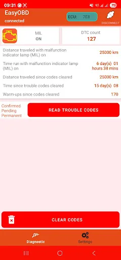 Easy OBD - OBD2 car scanner screenshot 2