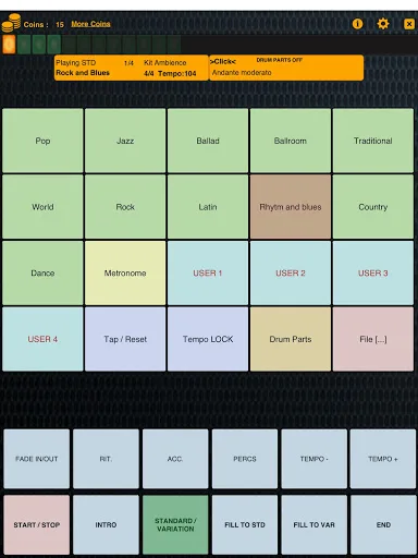 Metrodrummer metronome screenshot 1