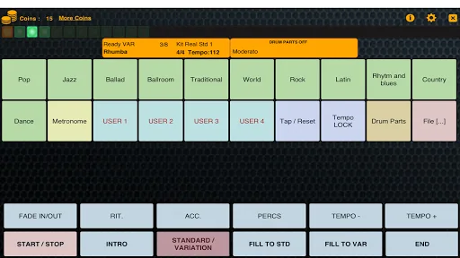Metrodrummer metronome screenshot 5