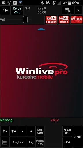 Winlive Pro Karaoke Mobile 2.0 screenshot 2
