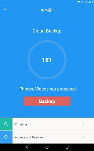IDrive Online Backup screenshot 5