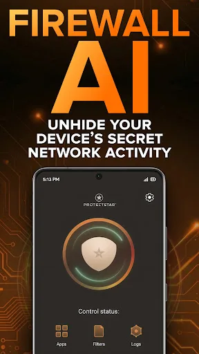 Firewall Security AI - No Root screenshot 1