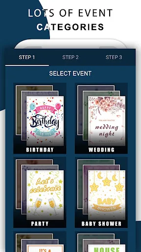 Invitation Card Maker: Ecards screenshot 3
