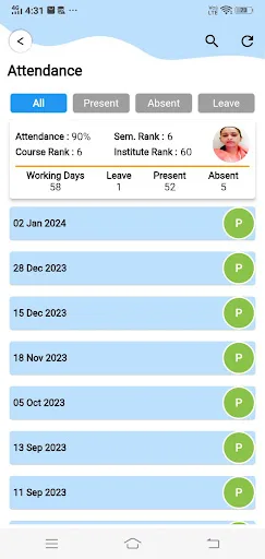 Student App screenshot 3
